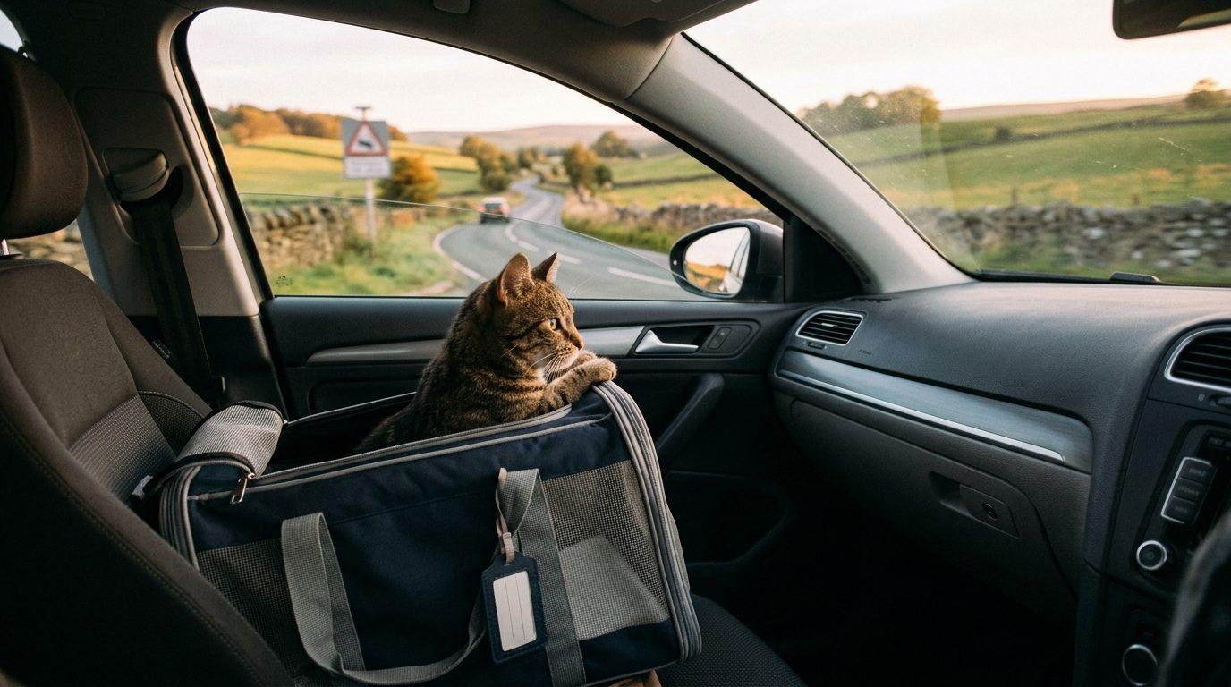 Moving house with a cat: how to do it without losing them